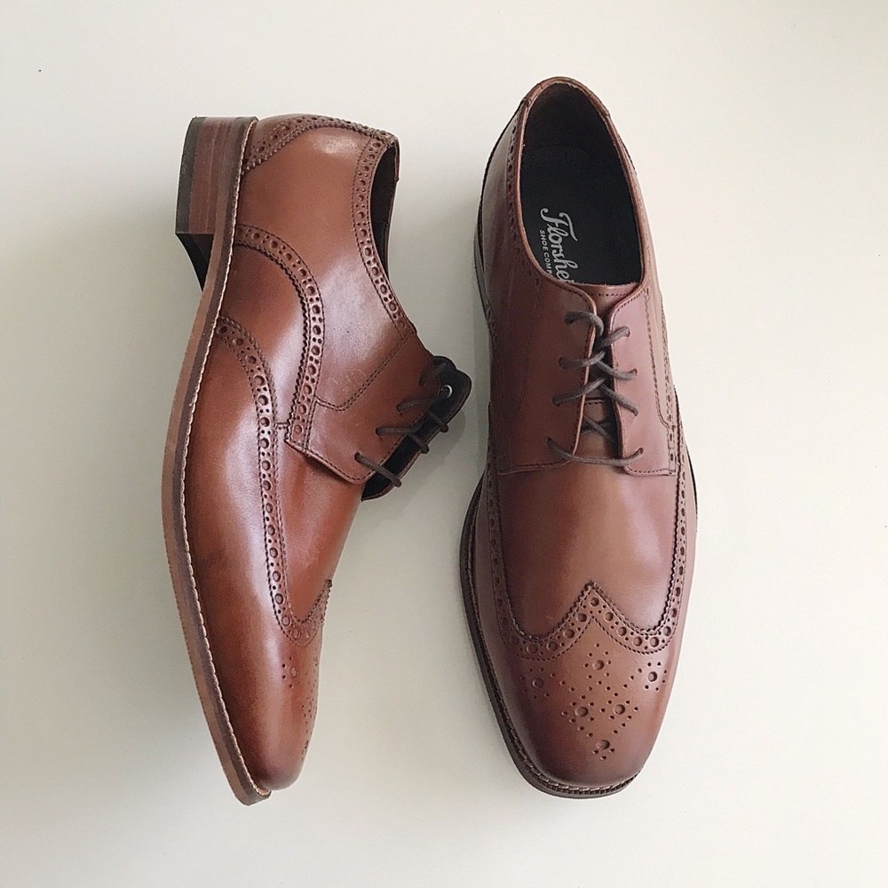 Florsheim Castellano Wing Oxford Men's Saddle Tan